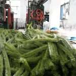 4-line christmas tree leaf drawing machine