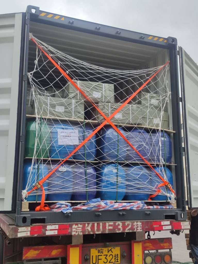 PVC Christmas tree film rolls prepared in RUNYI warehouse before shipment